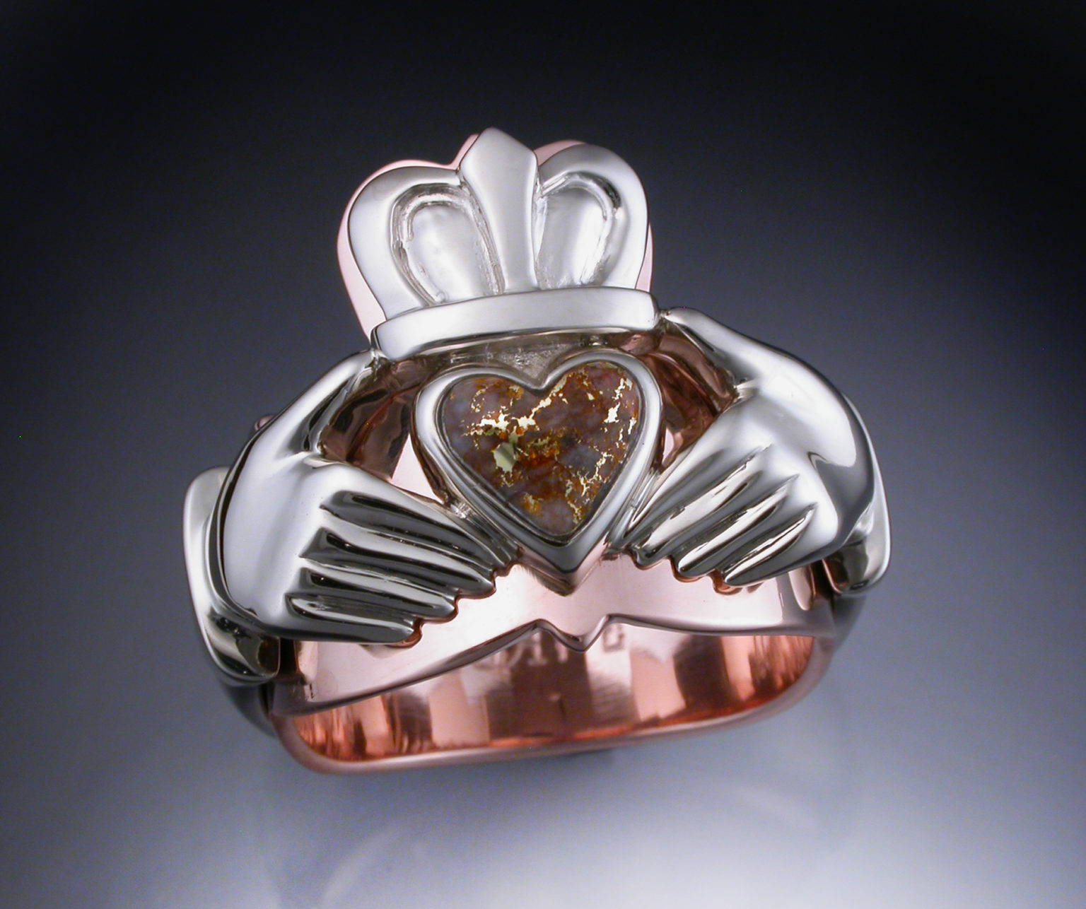 Custom Claddagh Ring - Metamorphosis Jewelry Design